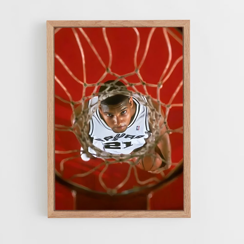 Poster Au Cœur du Panier – affiche Basketball (vue 4)